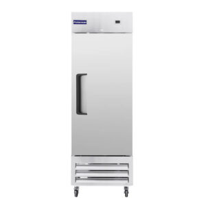 Polarman PLM-19FS 26 3/16″ Reach-In Freezer with Single Solid Door, Bottom Mount, Stainless Steel, 19 cu. ft.