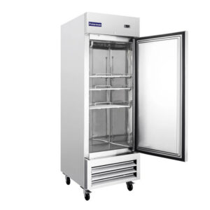 Polarman PLM-19FS 26 3/16″ Reach-In Freezer with Single Solid Door, Bottom Mount, Stainless Steel, 19 cu. ft.