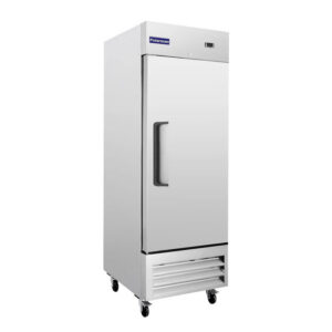 Polarman PLM-19RS 26 3/16″ Reach-In Refrigerator with Single Solid Door, Bottom Mount, Stainless Steel, 19 cu. ft.