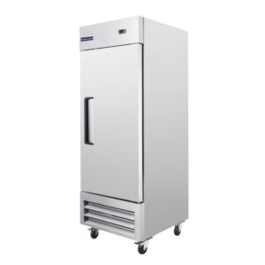 Polarman PLM-19RS 26 3/16″ Reach-In Refrigerator with Single Solid Door, Bottom Mount, Stainless Steel, 19 cu. ft.