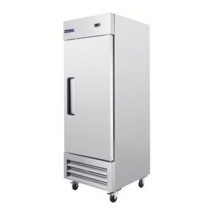 Polarman PLM-27FS 26 3/4″ Reach-In Freezer with Single Solid Door, Bottom Mount, Stainless Steel, 23 cu. ft.