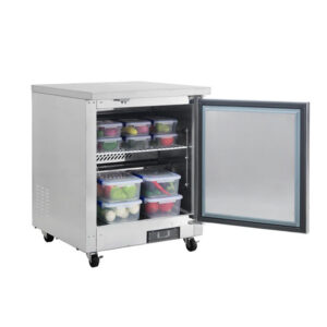 Polarman PLM-UC-27FS 27 3/4″ Undercounter Freezer, 6.5 cu. ft, Stainless Steel, 1 Solid Door