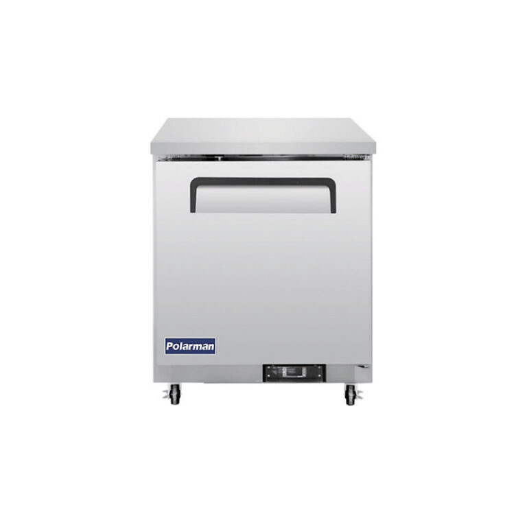 Polarman PLM-UC-27S 27 3/4″ Undercounter Refrigerator, 6.5 cu. ft, Stainless Steel, 1 Solid Door