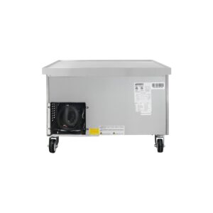 Polarman PLM-CBR36 37 15/16″ Refrigerated Chef Base, 2 Drawers, 5.1 cu ft, Stainless Steel