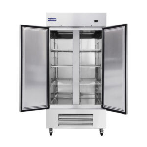 Polarman PLM-35RS 39 1/2″ Reach-In Refrigerator with Double Solid Doors, Bottom Mount, Stainless Steel, 35 cu. ft.