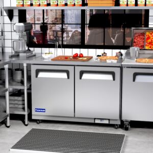 Polarman PLM-UC-48FS 48 1/4″ Undercounter Freezer, 12 cu. ft, Stainless Steel, 2 Solid Doors