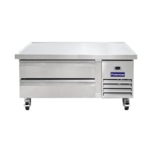 Polarman PLM-CBR48 50″ Refrigerated Chef Base, 2 Drawers, 5.9 cu ft, Stainless Steel