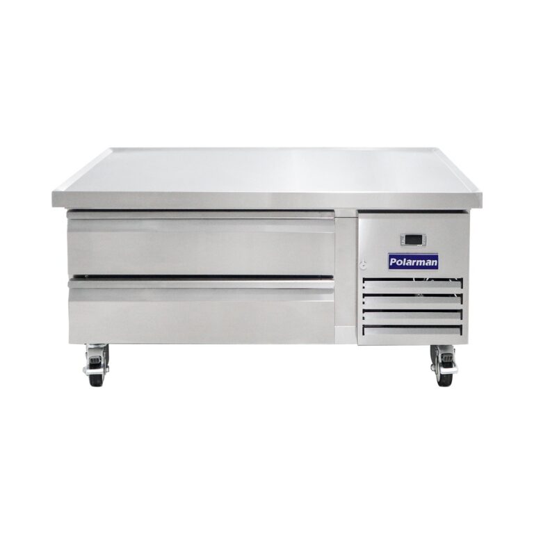Polarman PLM-CBR48 50″ Refrigerated Chef Base, 2 Drawers, 5.9 cu ft, Stainless Steel