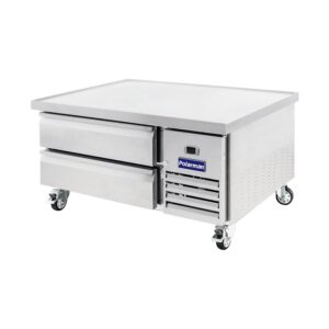Polarman PLM-CBR48 50″ Refrigerated Chef Base, 2 Drawers, 5.9 cu ft, Stainless Steel