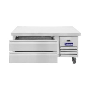 Polarman PLM-CBR48 50″ Refrigerated Chef Base, 2 Drawers, 5.9 cu ft, Stainless Steel