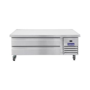 Polarman PLM-CBR60 62″ Refrigerated Chef Base, 2 Drawers, 8.7 cu ft, Stainless Steel