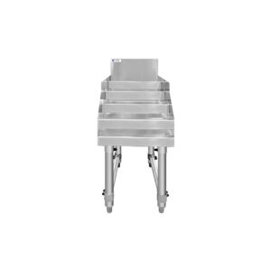 ChefAsst 12″ Wide CA-LD1223-316 5-Tier Stainless Steel Commercial Liquor Shelf Display Rack