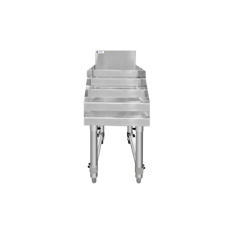 ChefAsst 12″ Wide CA-LD1223-316 5-Tier Stainless Steel Commercial Liquor Shelf Display Rack