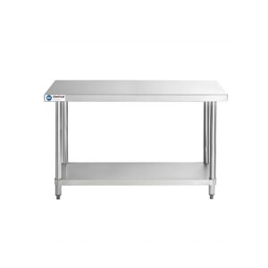 ChefAsst 24″ x 48″ CA-WTSS-2448-316 16-Gauge 304 Stainless Steel Commercial Work Table with 304 Stainless Steel Legs and Undershelf