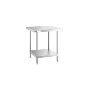 ChefAsst 30″ x 30″ CA-WTSS-3030-316 16-Gauge 304 Stainless Steel Commercial Work Table with 304 Stainless Steel Legs and Undershelf