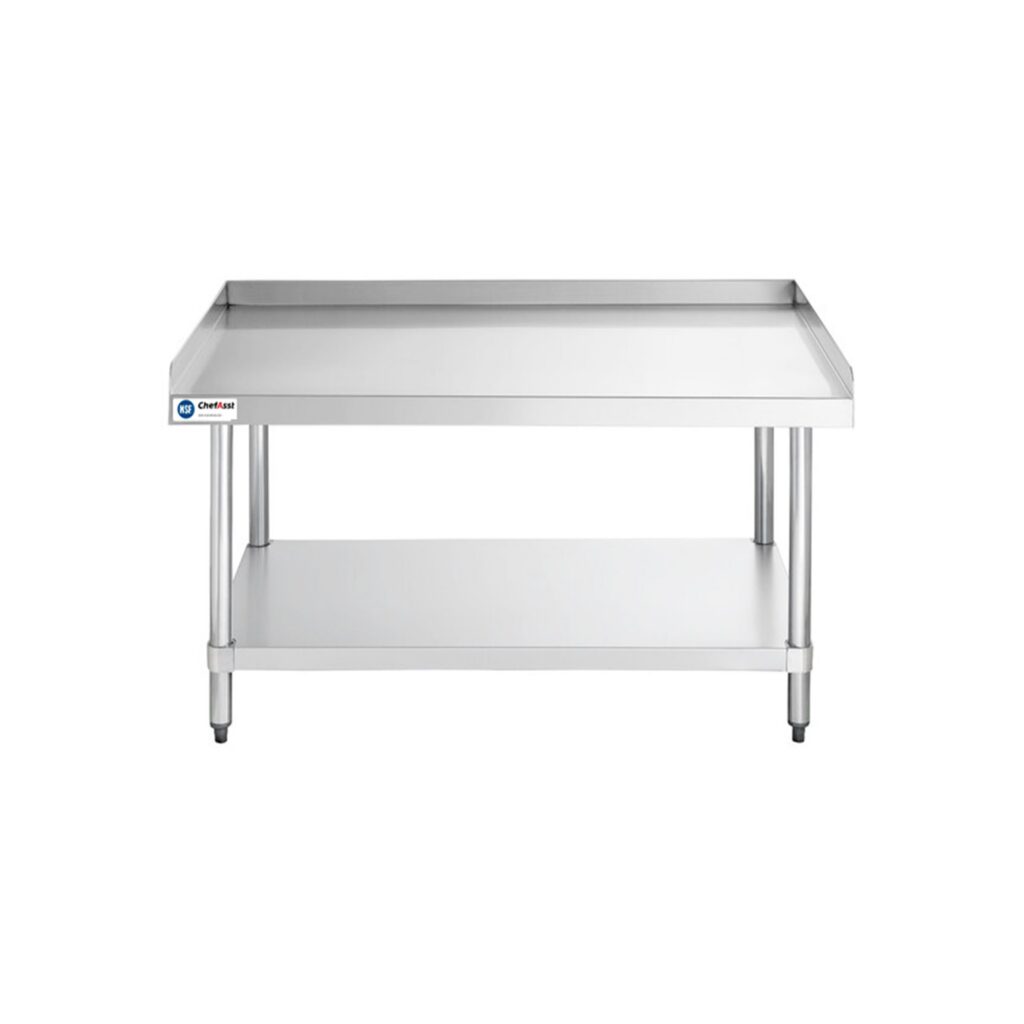 ChefAsst 30″ x 36″ CA-ESS-3036-316 16-Gauge 304 Stainless Steel Equipment Stand with 201 Stainless Steel Legs and Undershelf
