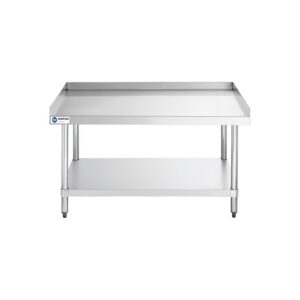 ChefAsst 30″ x 36″ CA-ESS-3036-316 16-Gauge 304 Stainless Steel Equipment Stand with 201 Stainless Steel Legs and Undershelf