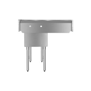 ChefAsst 40″ CA-S1C181812-18L-316 16-Gauge Stainless Steel Single Compartment Commercial Sink with Stainless Steel Legs, and Left 18″ Drainboard – 18″ x 18″ x 12″ Bowl