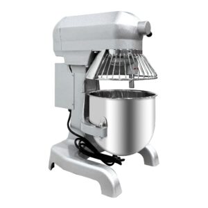 ChefAsst CA-MX10A 10L 3-Speed 1 HP Planetary Stand Mixer with Guard & Standard Accessories