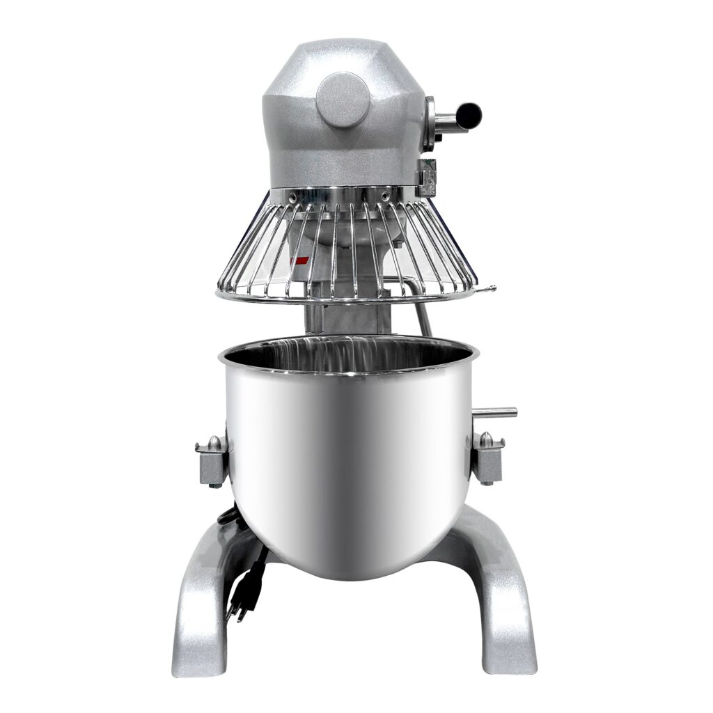 ChefAsst CA-MX10C 10L 3-Speed 1 HP Planetary Stand Mixer with Guard & Standard Accessories