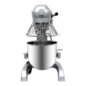 ChefAsst CA-MX10C 10L 3-Speed 1 HP Planetary Stand Mixer with Guard & Standard Accessories
