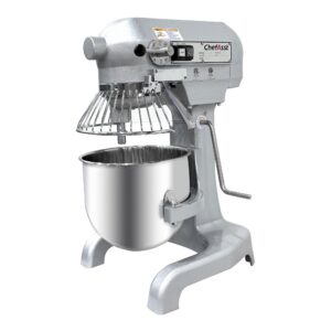 ChefAsst CA-MX10C 10L 3-Speed 1 HP Planetary Stand Mixer with Guard & Standard Accessories