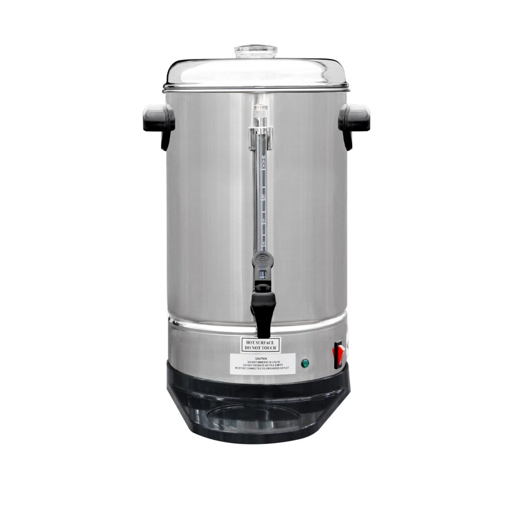 ChefAsst CP06A 203 oz Double Wall Stainless Steel Coffee Urn Coffee Percolator