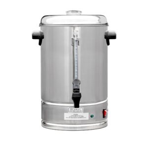 ChefAsst CP10A 338 oz Double Wall Stainless Steel Coffee Urn Coffee Percolator