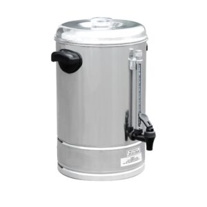 ChefAsst CP10A 338 oz Double Wall Stainless Steel Coffee Urn Coffee Percolator