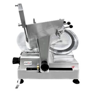 ChefAsst HB-320D Heavy-Duty Automatic Meat Slicer with 12.6″ Stainless Steel Blade