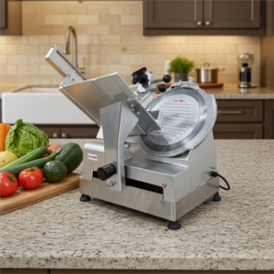 ChefAsst HB-320D Heavy-Duty Automatic Meat Slicer with 12.6″ Stainless Steel Blade