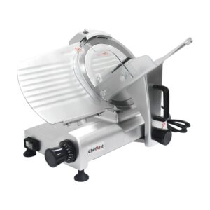 ChefAsst HBS-250 Heavy-Duty Meat Slicer with 10″ Stainless Steel Blade – 110V