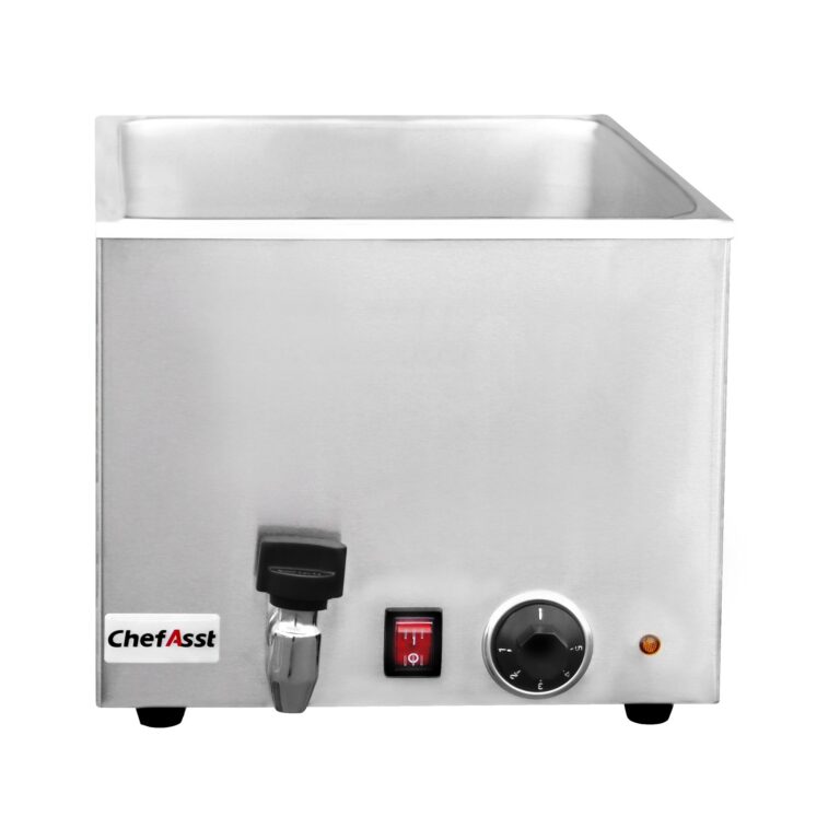 ChefAsst ZCK205BT Professional Food Warmer With Faucet, 8 1/10″ Deep