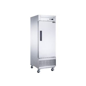 Dukers D28F 27 1/2″ One Section Reach-In Freezer with Solid Full Door, Bottom Mount, Stainless Steel, 18.8 Cu.Ft.