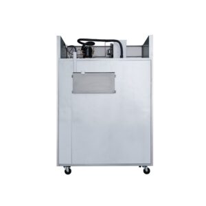 Dukers D55AF 55 1/8″ Two Section Reach-In Freezer with Solid Full Doors, Top Mount, Stainless Steel, 42.3 Cu.Ft.
