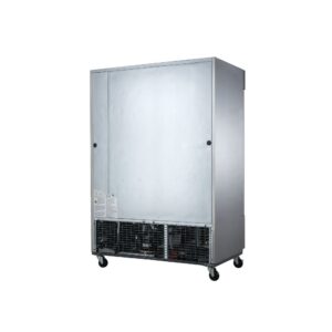 Dukers D55F 55 1/8″ Two Section Reach-In Freezer with Solid Full Doors, Bottom Mount, Stainless Steel, 41.6 Cu.Ft.