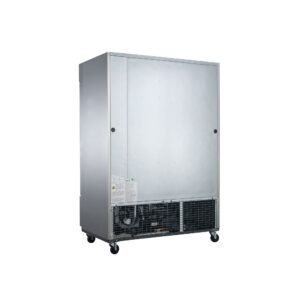 Dukers D55R 55 1/8″ Two Section Reach-In Refrigerator with Solid Full Doors, Bottom Mount, Stainless Steel, 41.6 Cu.Ft.
