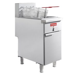 Flamaster CP-EF50 15 1/2″ Electric Floor Fryer, 50 lb, 208V/3 Phase