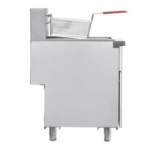 Flamaster CP-EF50 15 1/2″ Electric Floor Fryer, 50 lb, 208V/3 Phase