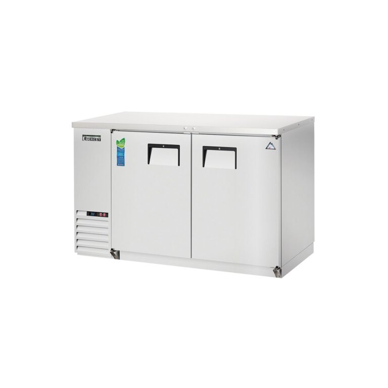 Everest EBB48-SS 49″ Stainless Steel Back Bar Cooler, 2 Solid Doors, 14 cu. ft.