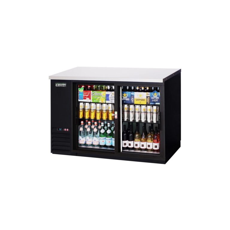 Everest EBB48G-SD 49″ Back Bar Cooler, 2 Glass Doors, 13 cu. ft.