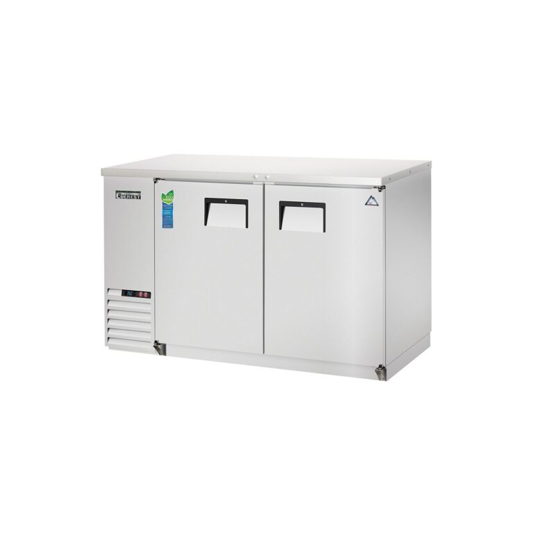 Everest EBB59-SS 57 3/4″ Stainless Steel Back Bar Cooler, 2 Solid Doors, 20 cu. ft.