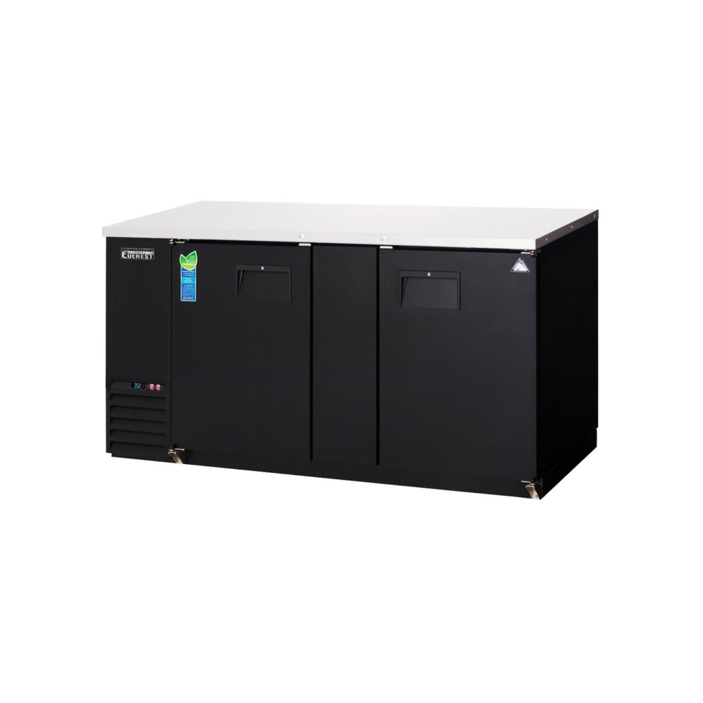 Everest EBB69-24 68″ Back Bar Cooler, 2 Solid Doors, 20 cu. ft.