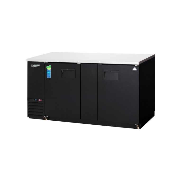 Everest EBB69-24 68″ Back Bar Cooler, 2 Solid Doors, 20 cu. ft.