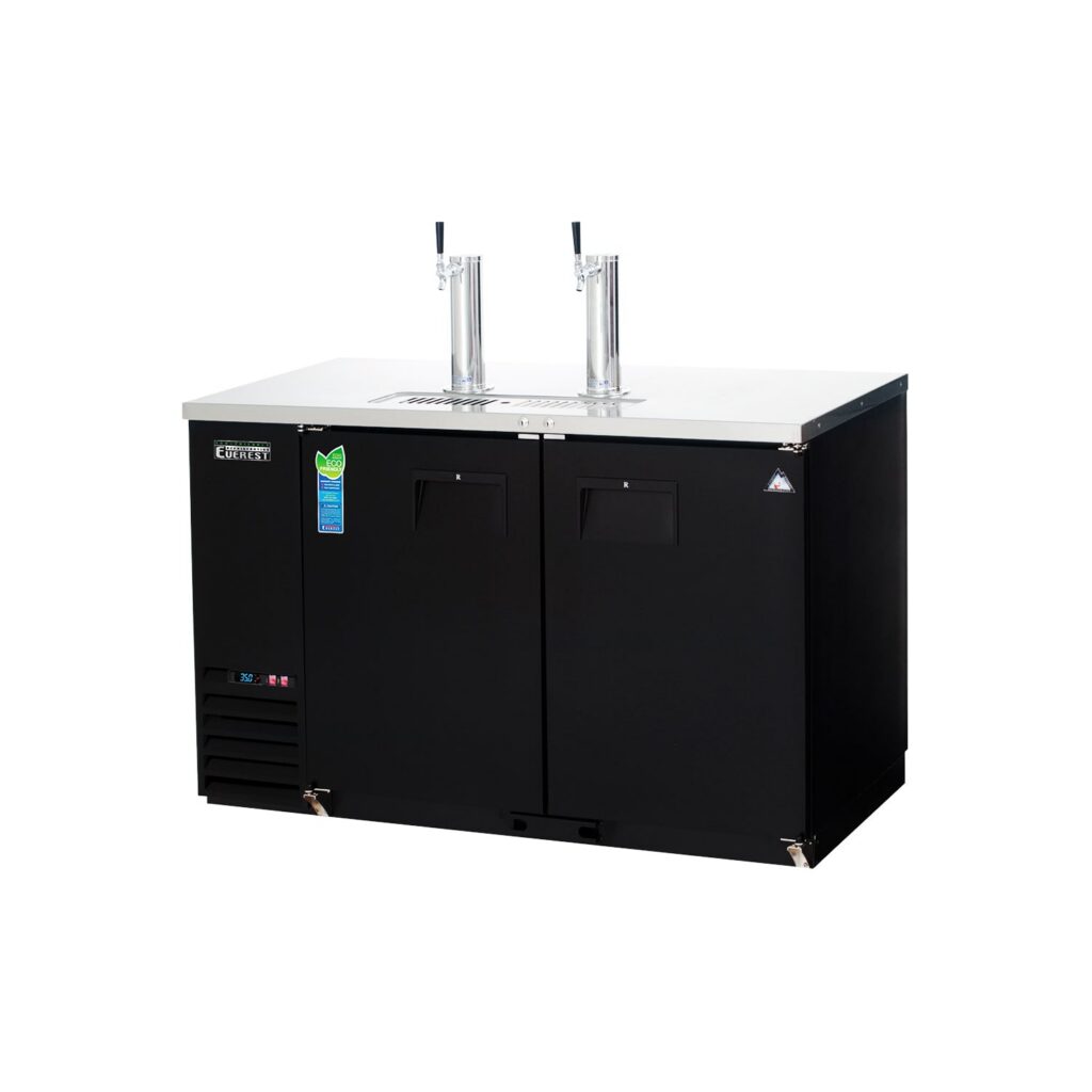 Everest EBD2 57 3/4″ Direct Draw Keg Refrigerator, 2 Solid Doors, 20 cu. ft.