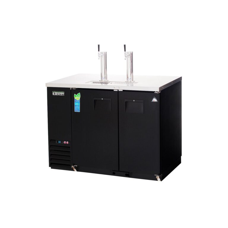 Everest EBDS2-24 49″ Direct Draw Keg Refrigerator, 2 Solid Doors, 13 cu. ft.