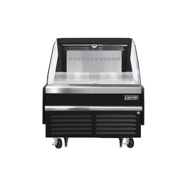 Everest EOMH-36-B-35-S 37 1/4″ Black 5.6 cu. ft Open Air Merchandiser