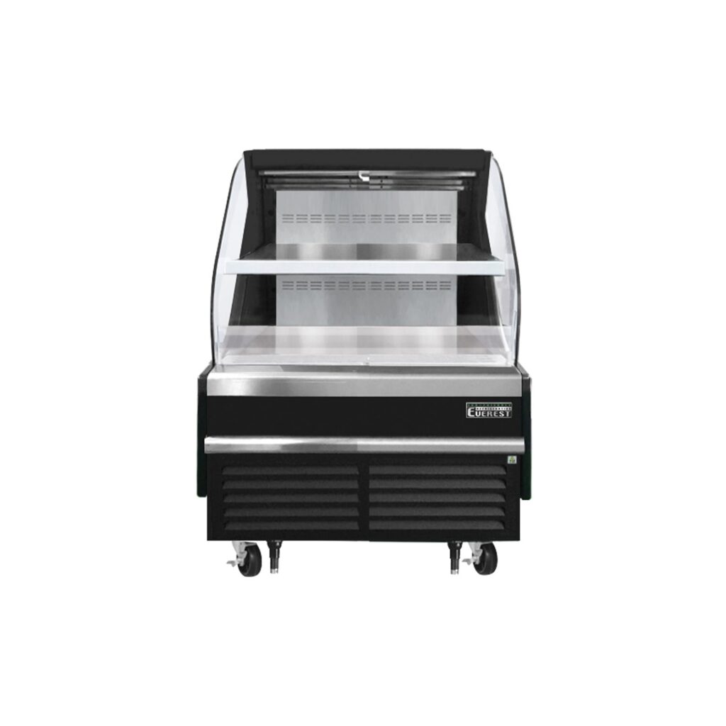 Everest EOMH-36-B-35-T 37 1/4″ Black 7.4 cu. ft Open Air Merchandiser
