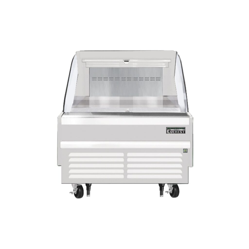 Everest EOMH-36-W-35-S 37 1/4″ White 5.6 cu. ft Open Air Merchandiser