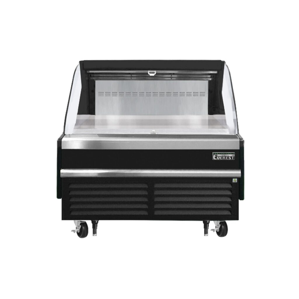 Everest EOMH-48-B-35-S 48″ Black 7.3 cu. ft Open Air Merchandiser